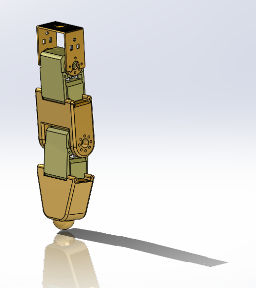 LX-16A伺服电机的3D可打印座缩略图